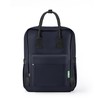 ECO CHIC Waterproof Recycled Canvas Twin Handle Backpack (Navy)