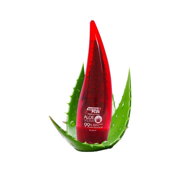 Softto+Plus Aloe Vera Anti-Cellulite Warming Firming Gel with Paprica &