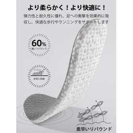 Insole, For Sports, Insoles, Fatigue, Shock Absorption, Insole, Support, Ultra Lightweight, Insole, Antibacterial, Deodorizing, Breathable, Soft, Absorbs Sweat, Standing Works, Sneakers, Sports,