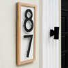 Yafimea 12 Inch Large Modern House Numbers for Outside, Black