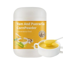 Pueraria Yam Corn Paste Canned,Corn Soup Powder,Instant Breakfast Porridge,Quick-Cooking Comfort Food,for Backpacking Meals,16oz,1lb