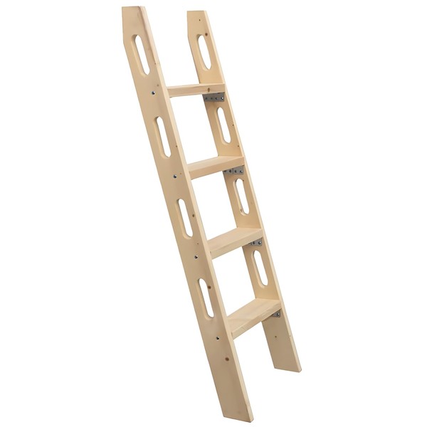 Wood Bunk Bed Ladder, 4.1FT RV Bunk Ladder Replacement with