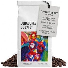 Cafe de Especialidad en Grano Entero 340 g de Veracruz Tostado Medio Aroma Intenso Sabor Equilibrado Cafe Puro 100% para Cafetera y Filtro Cuerpo Medio Perfil Avellana Cacao Caramelo y Notas Herbales