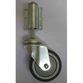 Ladder Castor – Swivel Castor – Spring Castors – Ladder Roller – Wheel Diameter 75 mm Spring-Loaded