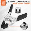 HORUSDY 8-Piece 4" inch Spring Clamp, Heavy Duty Spring Metal