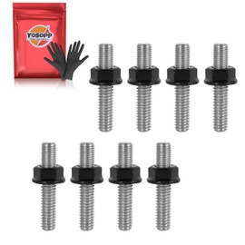 Stainless Steel Exhaust Bolt Kit for 1984-2018 Harley Big Twin Sportster XL with Flange Nut, OEM Part Number 16715-83 1671583 (8)