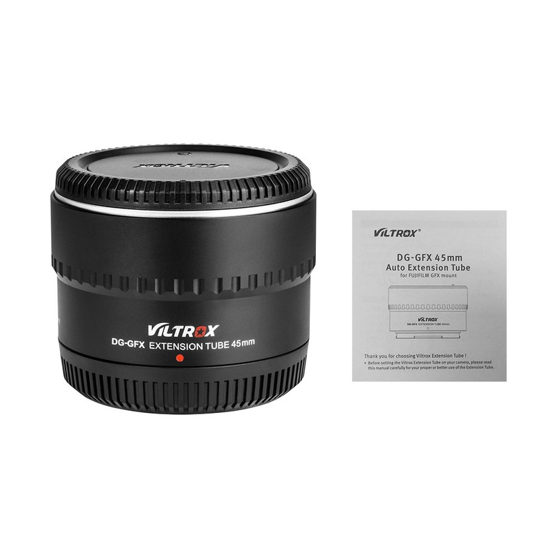 Viltrox DG-GFX 45mm Automatic Electronic Macro Extension Tube Adapter Ring