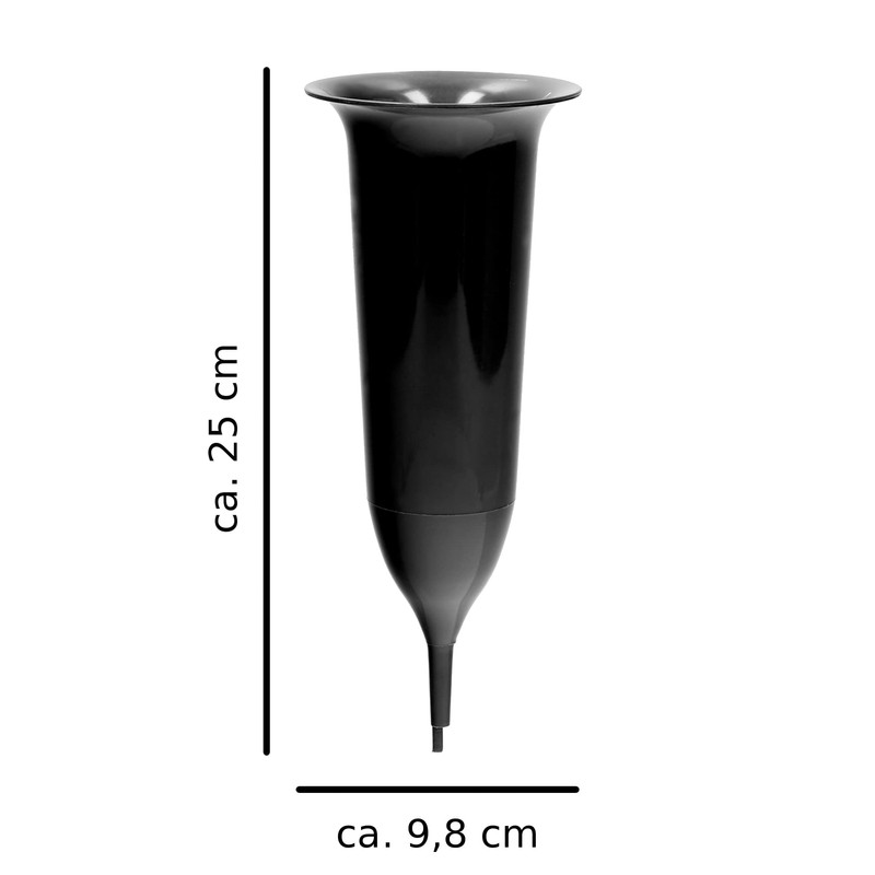 VonBueren 4 x Grave Vase with Ground Spike | Approx.