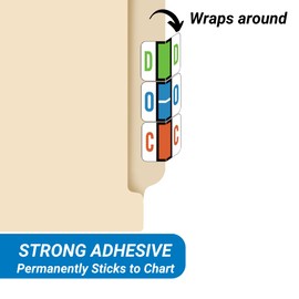 Doctor Stuff - File Folder Labels, Alphabet Letter H Stickers, Compatible with Smead BCCR/BCCS - TPAM Series Alpha Stickers Lilac, 1" x 1-1/4", 120 Labels per Package