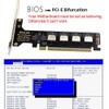 CY Adapter PCI-Express 4.0 PCIE 16x Detachable to Four Oculink