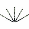 Goldex Kloud BLACK Ball Pen 5 x 0.7mm Tip Ballpoint