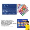 Elementary Weekly Calendar with Weather Pocket Learning Chart for Classroom