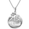 trendor Aquarius Zodiac Sign with Necklace 925 Silver Fashionable Zodiac