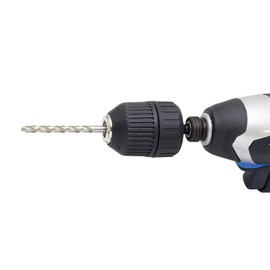 Takagi Keyless Drill Chuck for Electric Drivers, Earth Man (Easy to Install and Remove Bits, Speedy), Drill Bit, Kimo, Impact Driver Bit, Drill Stand, Hexagonal Shaft, Impact Driver Attachment, Keyless Drill Chuck, Drill Chuck Adapter, Impact Chuck Adapt