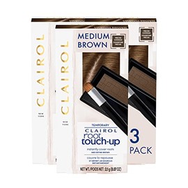 Clairol Clairol Root Touch-Up Temporary Concealing Powder, Medium Brown Hair Color, Pack of 3