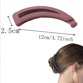 Armastuse Hair Clips, Large Hair Claw Clips 4 Pcs Banana Hair Clips Large Banana Clips Non-Slip Strong Hold Matte Banana Claw Clips For Women Girls Thick Thin Hair Accessories