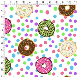 GRAPHICS & MORE Cute Donuts Sprinkles Chocolate Yummy Premium Roll Gift Wrap Wrapping Paper