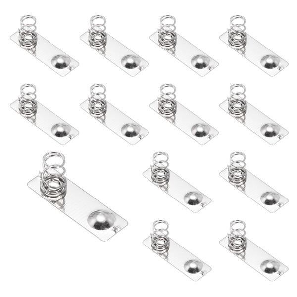 MECCANIXITY 10 Pcs Battery Spring Metal Contact Plate 24mm x