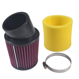 62mm Mini Bike Air Filter for Predator 212cc 224cc for Coleman CT200U CT200U-EX BT200X KT196 Go Kart for Baja for Warrior MB200 196cc for Honda GX160 GX200 420cc GX390 Clone Engine Performance Parts