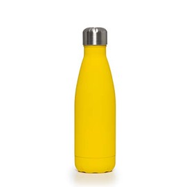festival Stainless Steel Water Bottle, 350ml Double Walled Vacuum Flask, BPA Free 12 Hours Hot&Cold Sport Drink Bottle for Gym, Home, Office, Outdoor, Work (Yellow)