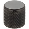SCUD Metal Knob, Flat Top Black HK-MKFB