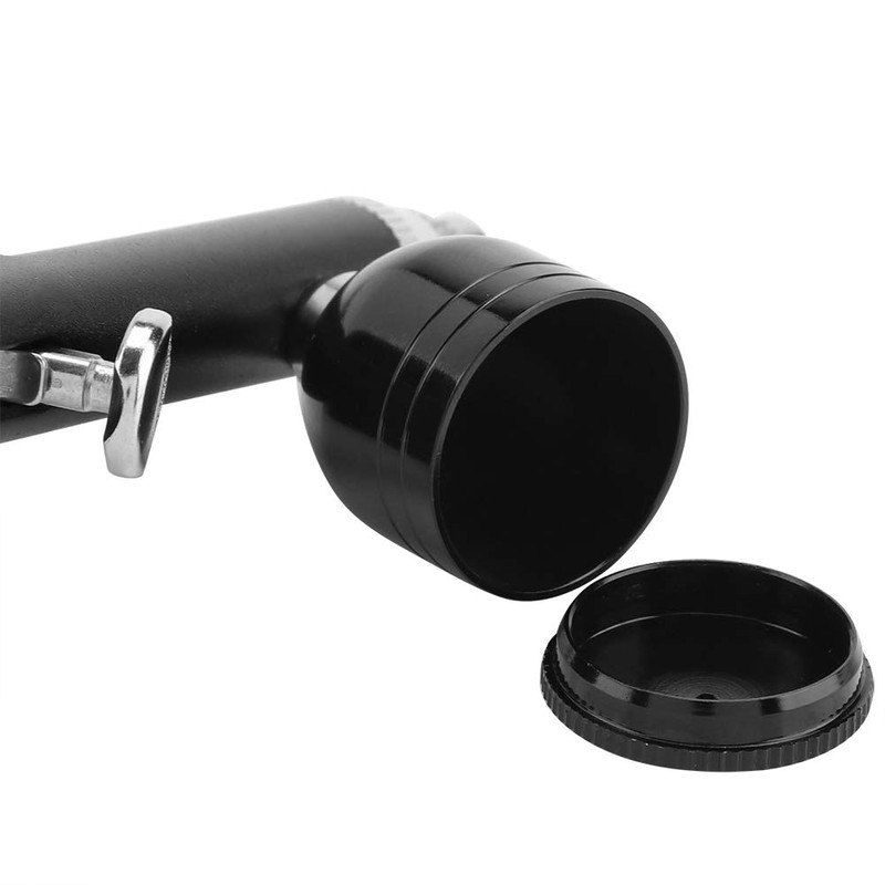 EVGATSAUTO Aluminum Barber Compressor, 0.3mm Black Mini Air Compressor Spray