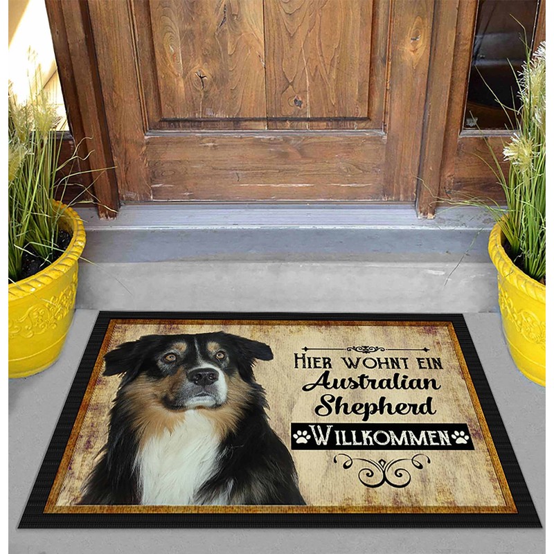 PR Print Royal Dog Mat Pets with Dog Picture Australian