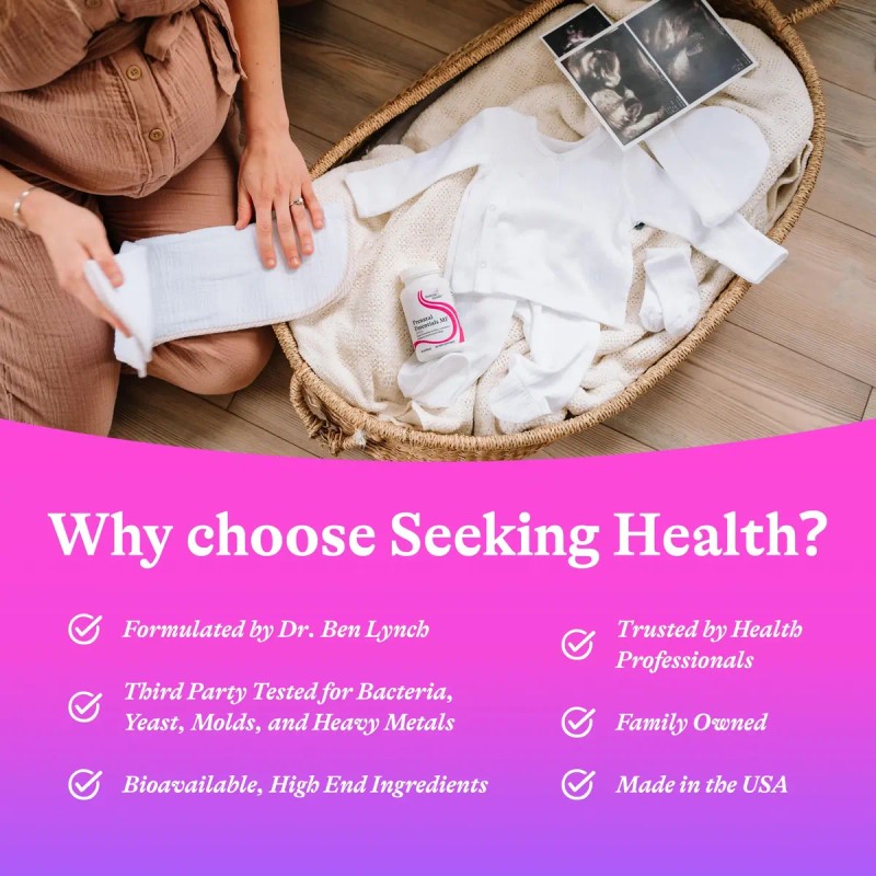 Seeking Health Prenatal Essentials Multivitamin Vegetariano