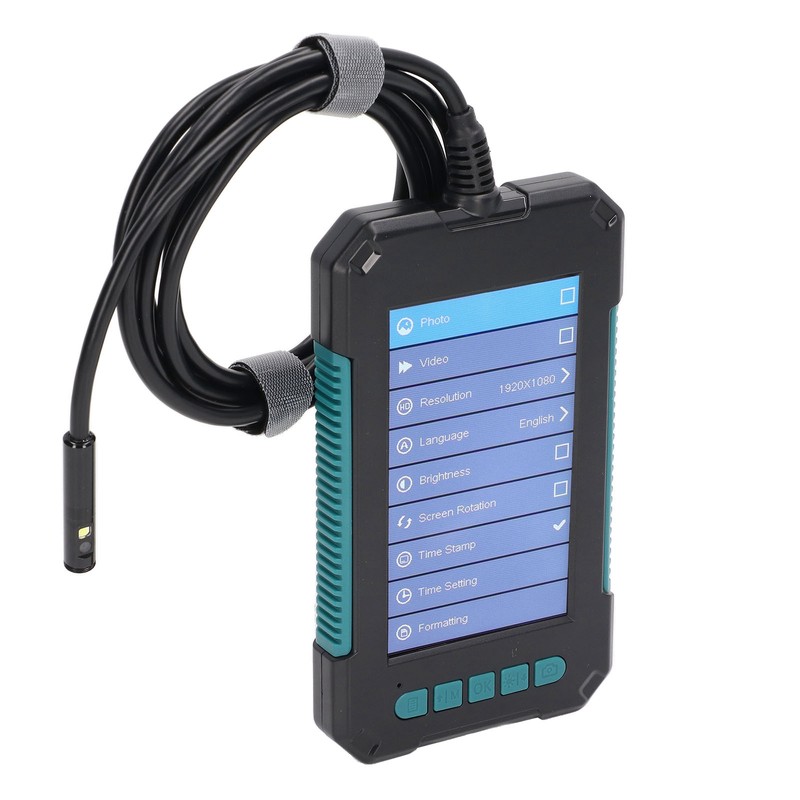 8mm Lens Digital Endoscope 4.3in IPS Screen Industrial Inspection Camera