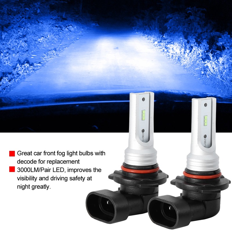 2pcs 9005 HB3 72W 8000K Ice Blue LED Car Lamp