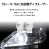 Bubu-Material T20 Double LED White 7000K Single Use Brake Lamp