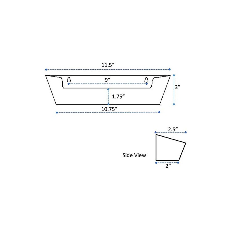 Sink Front Tip-Out Tray (for 12-1/2" Wide Space, 11-3/4" Tray