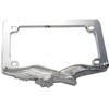 United Pacific 50071 Motorcycle Chrome Flying Eagle License Plate Frame
