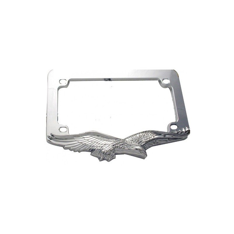 United Pacific 50071 Motorcycle Chrome Flying Eagle License Plate Frame