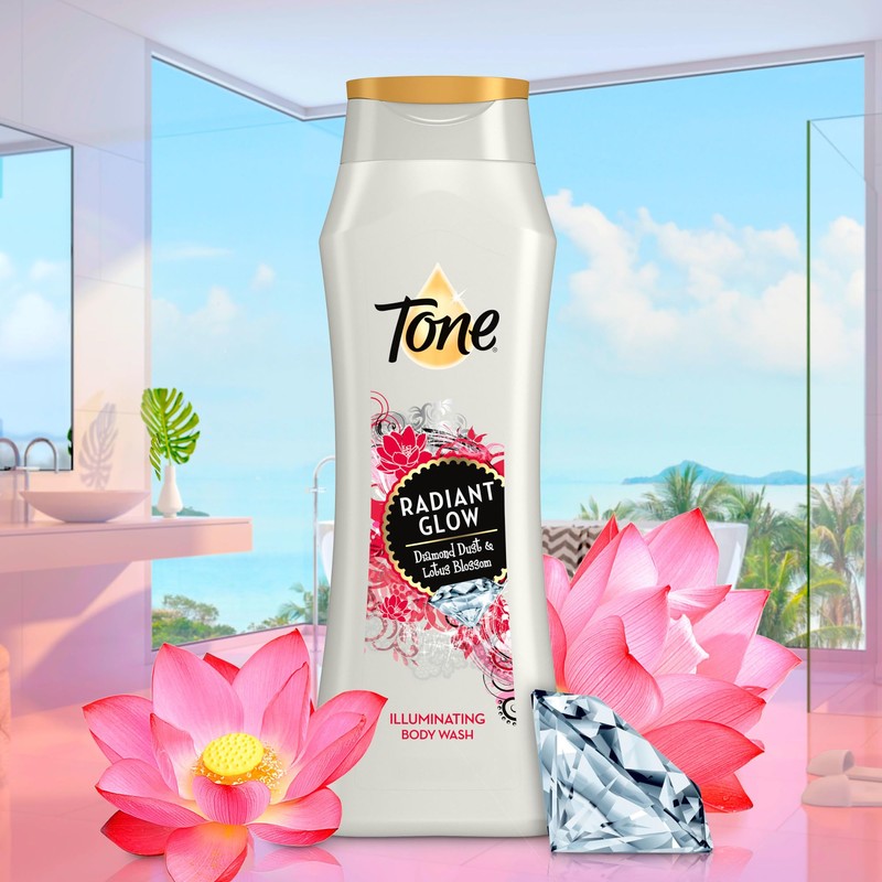 Tone Body Wash, Radiant Glow, 16 fl oz (Pack of