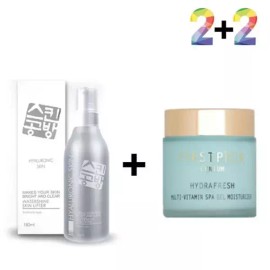 SS [에스에스_62]피부좋아지는법 스킨 병풀추출물 악건성 기초 [SS_62] How to Improve Skin Skin Centella Asiatica Extract for Extremely Dry Skin Care [Hyalskin 180ml 2 units / Multivitamin Moisture Gel 2 units]