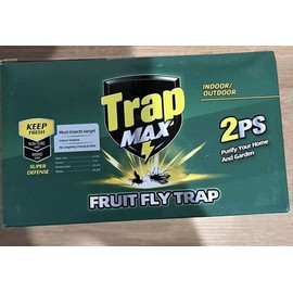 TrapMax 2 Frog Shape Fruit Fly Traps  for Indoors with 12 Fruit Fly Sticky Traps NEW