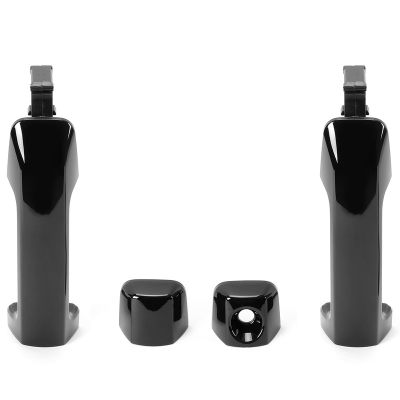 HECASA Door Handles Kit Compatible with 2007-2022 Toyota Tundra Crewmax