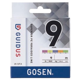 GOSEN GUIDUS PE x 9, 988.4 ft (300 m), Multicolor, No. 0.8