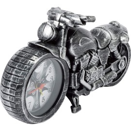 Spirit Motors Tischuhr Tischuhr Motorrad mit Wecker, Unisex, Multipurpose, Ganzjährig, Kunststoff