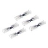 MECCANIXITY 4-Pin RGB LED Light Strip Connectors, 8mm Solderless Adapter