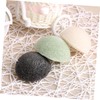 IWOWHERO Facial Cleaning Sponge Charcoal Face Sponge Exfoliating Scents for