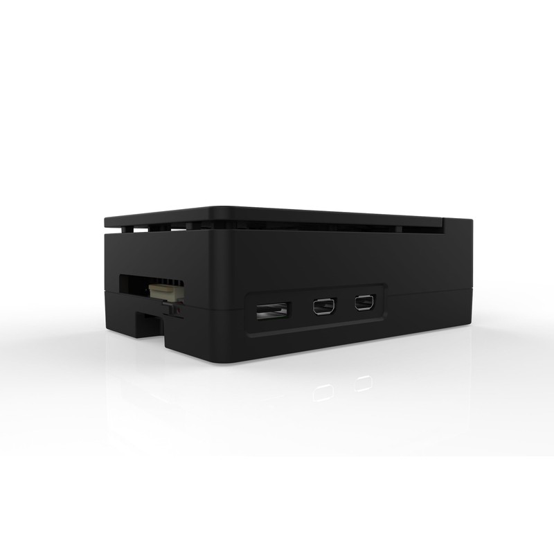 iUniker Case for Raspberry Pi 5, ABS Fan Case with