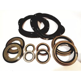 Rockwell 5 Ton Front Axle Boot and Seal Kit with Outer Hub seals M809 M939 M54