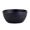 47th & Main Durable Black Cast Iron Bowl, Small, Round,