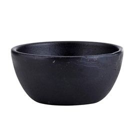 47th & Main Durable Black Cast Iron Bowl, Small, Round, 14 fl.oz.