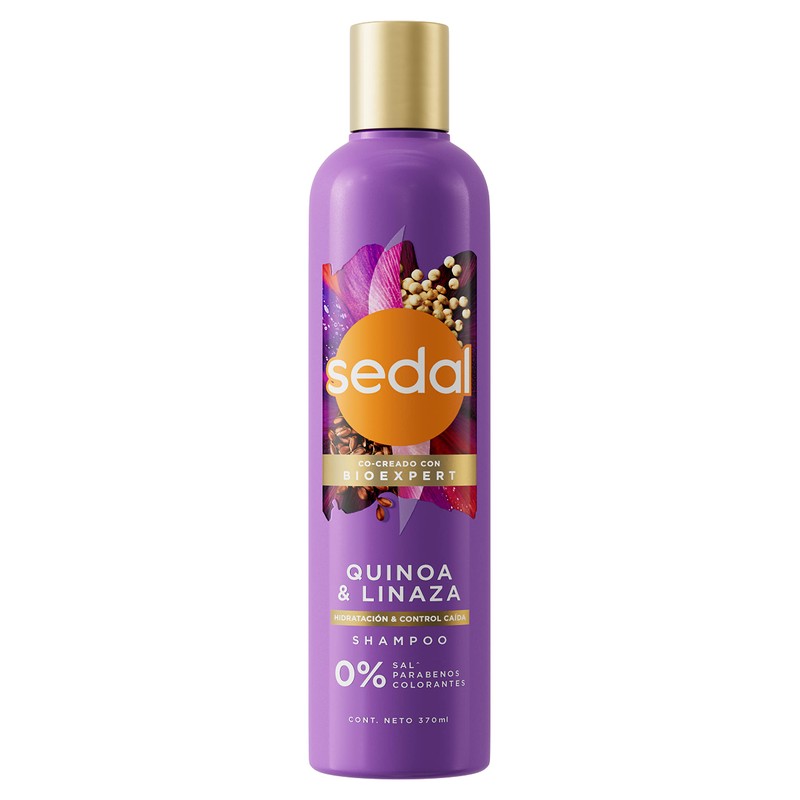 Sedal Shampoo Quinoa y Linaza 370 ml
