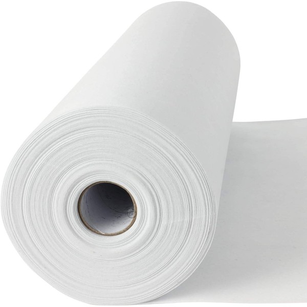 Lightweight Iron On Fusible Premium Interfacing and Embroidery Stabiliser White