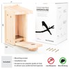 WHITEHORSE Bird Houses for Outside - Weatherproof Bird House for