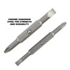 GreatNeck SD4BC 6-in-1 Screwdriver Multi Tool, 2 Flat Head Bits,